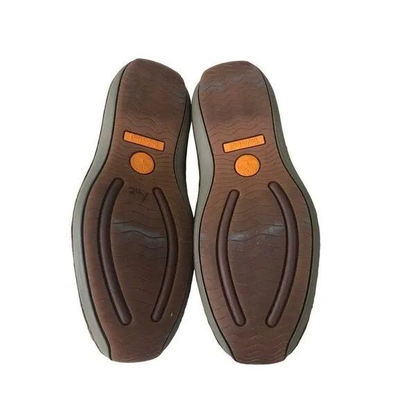 Timberland Mens 74017 Annapolis 2 Eye Premium Full Grain Leather Boat Shoes 8.5M