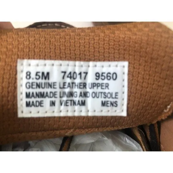 Timberland Mens 74017 Annapolis 2 Eye Premium Full Grain Leather Boat Shoes 8.5M