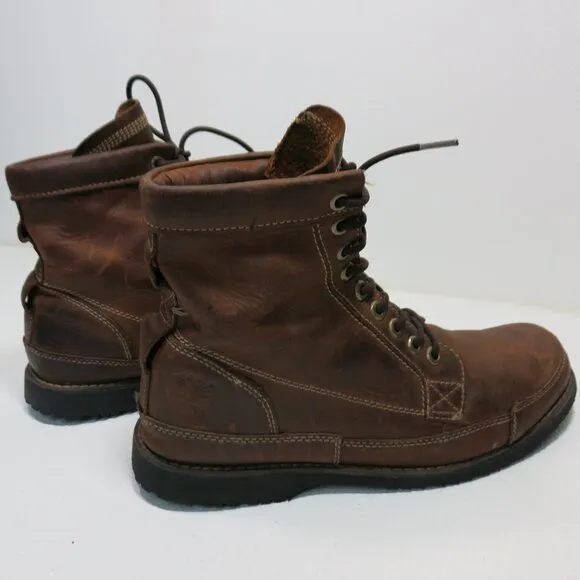 Timberland Oil Tanned Soft Toe Leather Boots Shoes Men's Footwear Sz 8.5 M