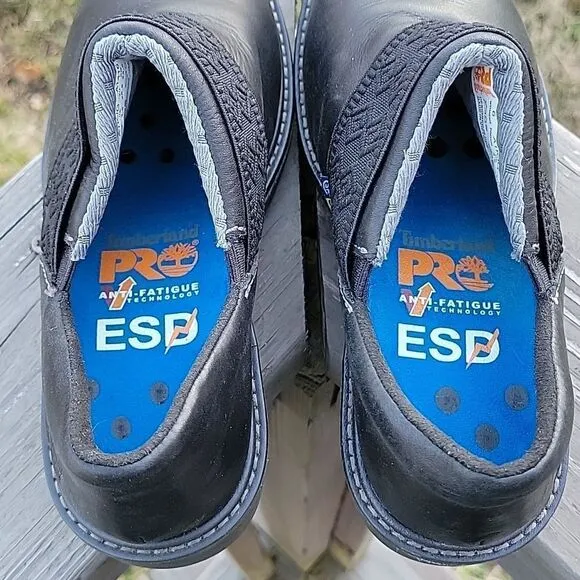 Timberland Pro Riveter slip-on work shoes size 6
