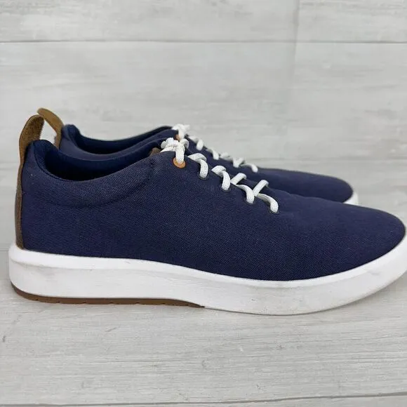 Timberland Sneakers Mens 10 Navy Truecloud Earthkeepers Canvas Trainers Shoes