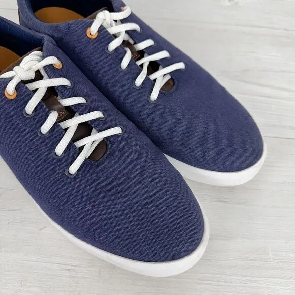 Timberland Sneakers Mens 10 Navy Truecloud Earthkeepers Canvas Trainers Shoes