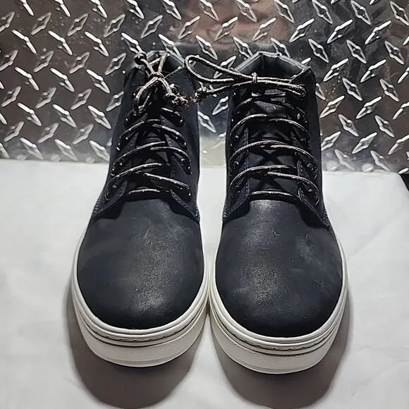 🐽TIMBERLAND🐽BRIA HIGH-TOP CHUKKA NUBUCK LEATHER CHUNKY SOLE LADIES 9 NWOB