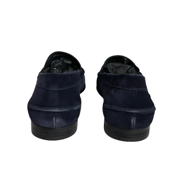 To Boot New York Adam Derrick Blue suede leather loafers shoes size US 11