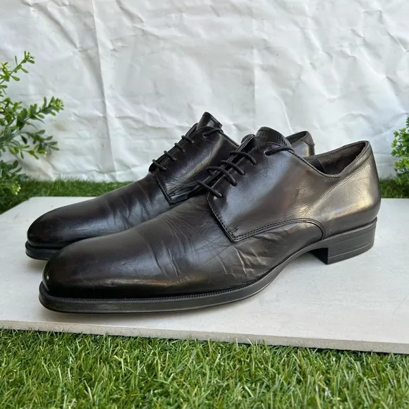 To Boot New York men leather shoes black size 10 gently used made in 🇮🇹 Italy