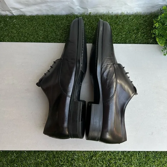 To Boot New York men leather shoes black size 10 gently used made in 🇮🇹 Italy