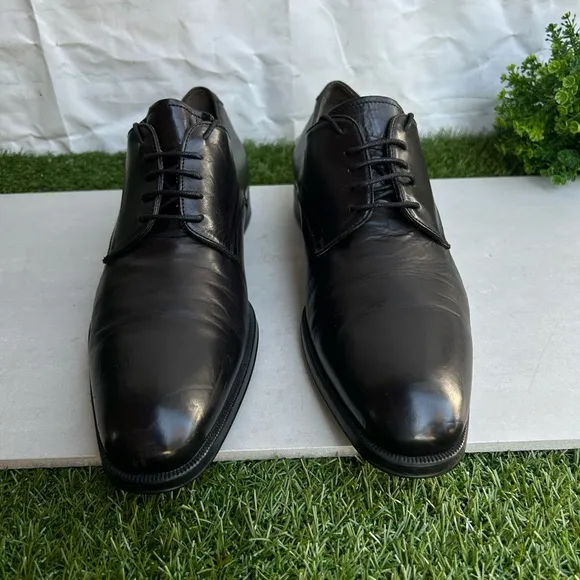 To Boot New York men leather shoes black size 10 gently used made in 🇮🇹 Italy