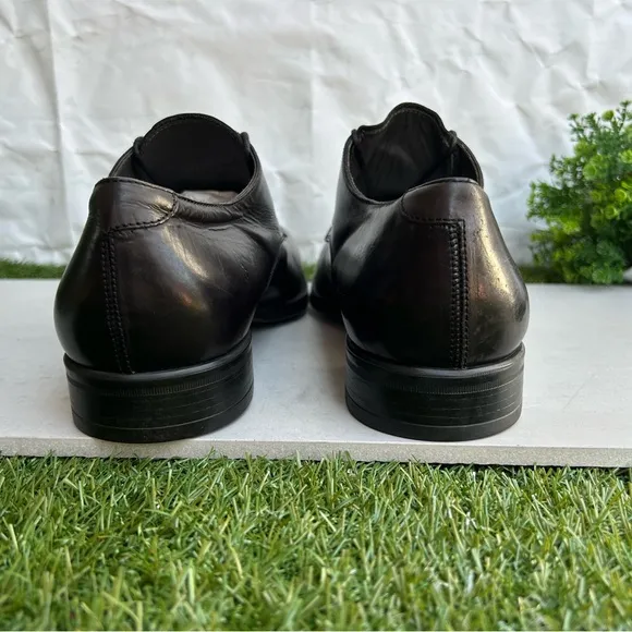 To Boot New York men leather shoes black size 10 gently used made in 🇮🇹 Italy