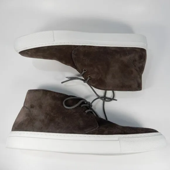 TO BOOT NEW YORK Woodrow Sneaker Chukka Boots Size 7 Anthracite Suede NEW $350