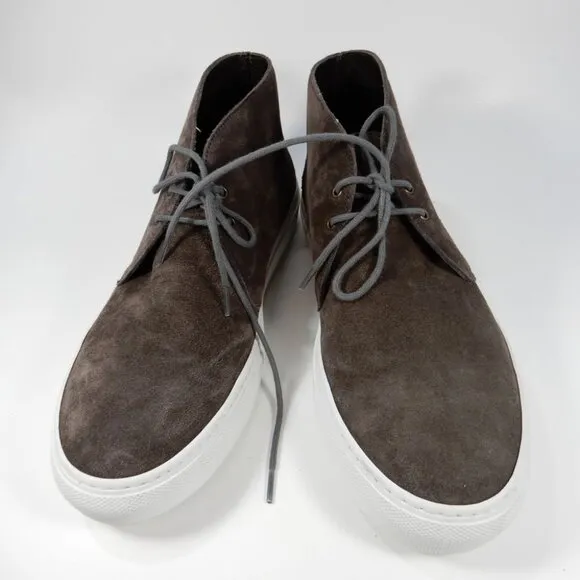 TO BOOT NEW YORK Woodrow Sneaker Chukka Boots Size 7 Anthracite Suede NEW $350