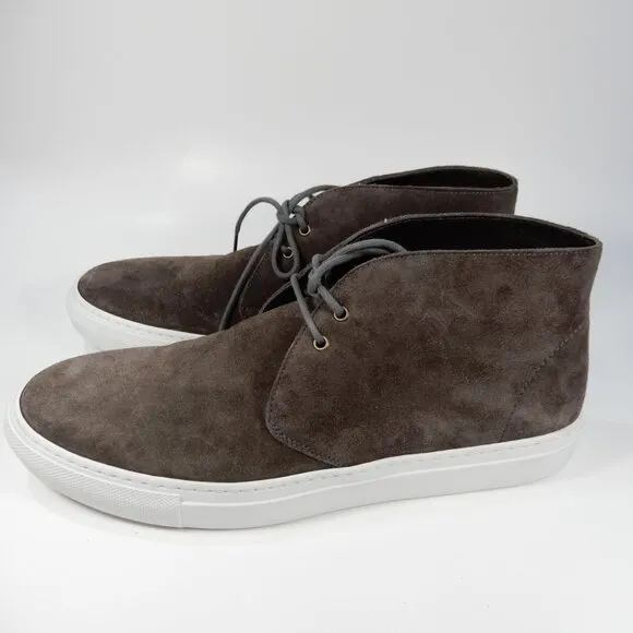 TO BOOT NEW YORK Woodrow Sneaker Chukka Boots Size 7 Anthracite Suede NEW $350