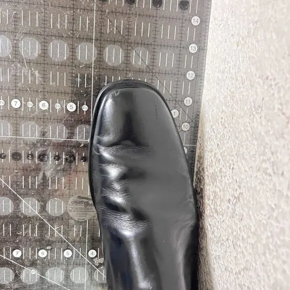 Tods Men Size UK 8 US 9 Black Leather Side Elastic Buckle Ankle Slip On boot