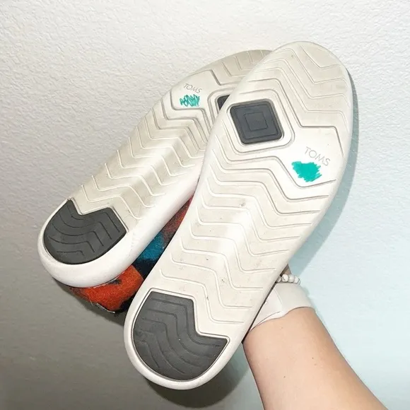 Toms Alpargata Mallow Faux Fur Colorful Fiesta Casual Slip On Shoes