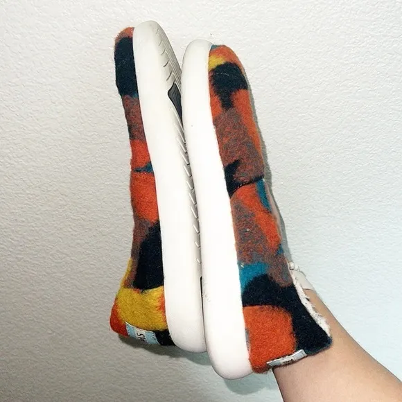 Toms Alpargata Mallow Faux Fur Colorful Fiesta Casual Slip On Shoes