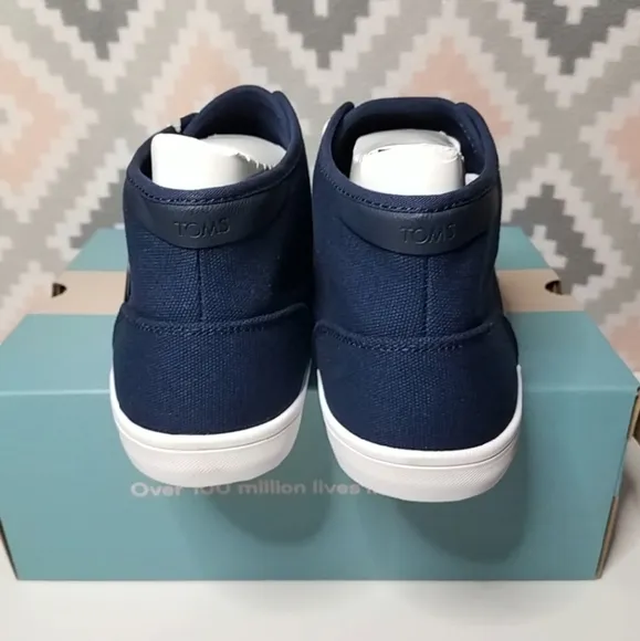 TOMS Carlo Mid-Top Canvas Sneaker