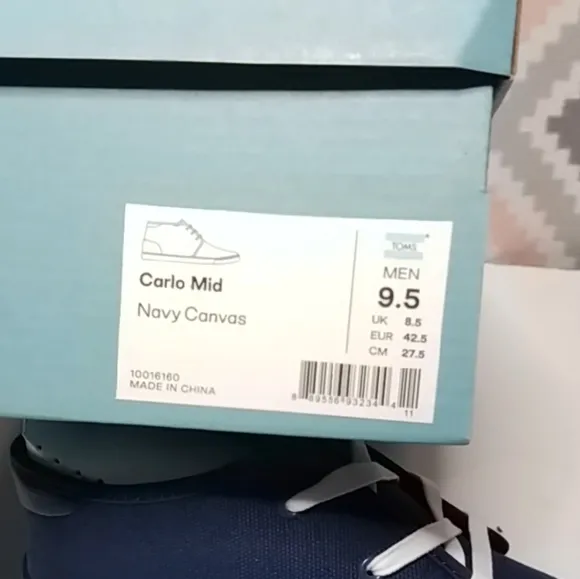 TOMS Carlo Mid-Top Canvas Sneaker