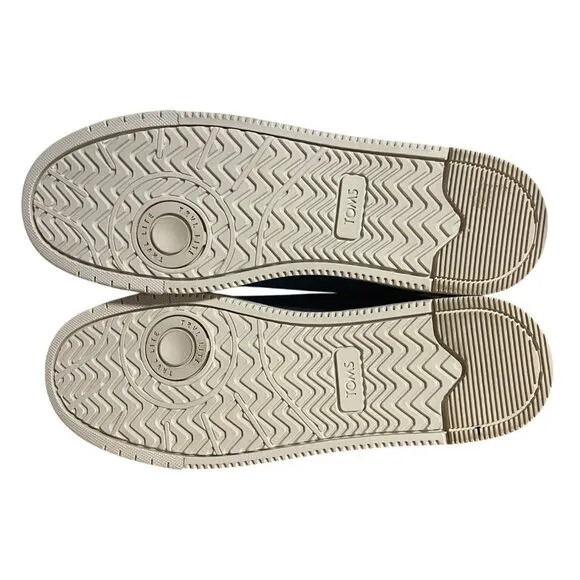 TOMS TRVL Lite 2.0 Navy Blue Canvas Shoes Mens Size 9.5
