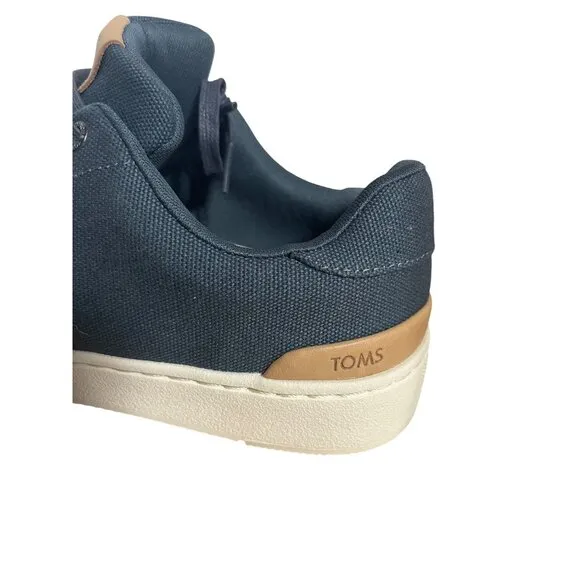 TOMS TRVL Lite 2.0 Navy Blue Canvas Shoes Mens Size 9.5