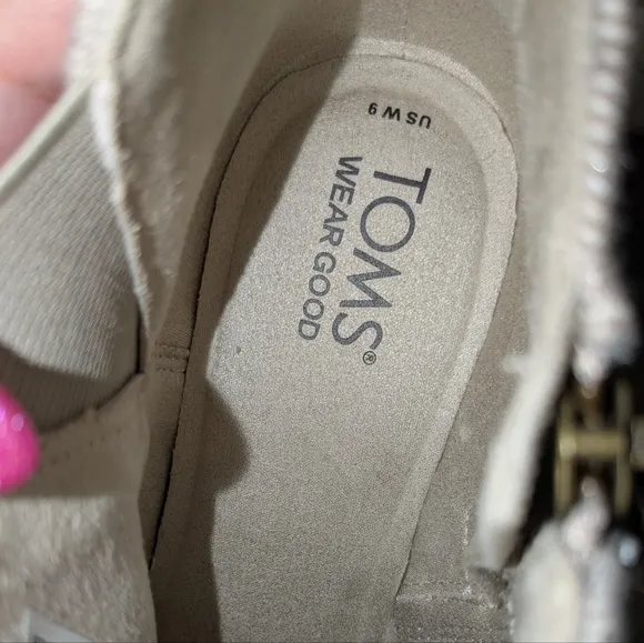 Toms Women's Light Tan Maude Booties Size 9