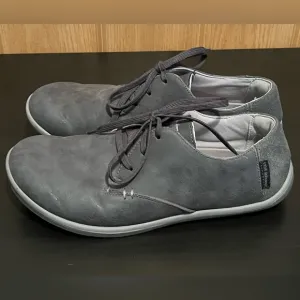 TRUE Linkswear Men's Gray Leather Golf Shoes