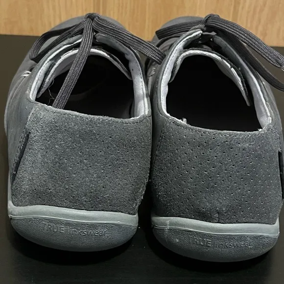 TRUE Linkswear Men's Gray Leather Golf Shoes