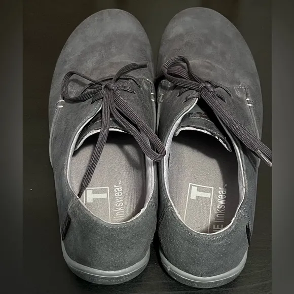 TRUE Linkswear Men's Gray Leather Golf Shoes