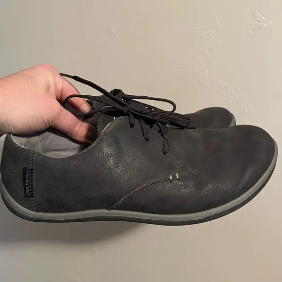 TRUE Linkswear Men's Gray Leather Golf Shoes