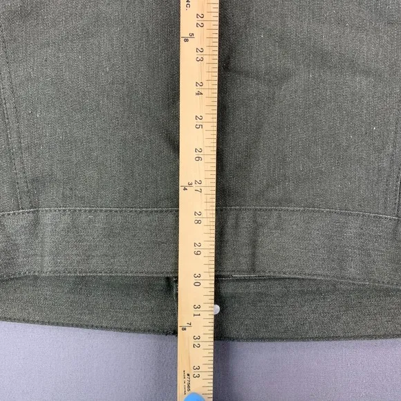 Trust Jeans 2 Piece Jacket &amp; Pants Mens 3XL Olive Denim Y2K 90s Baggy Hip-Hop