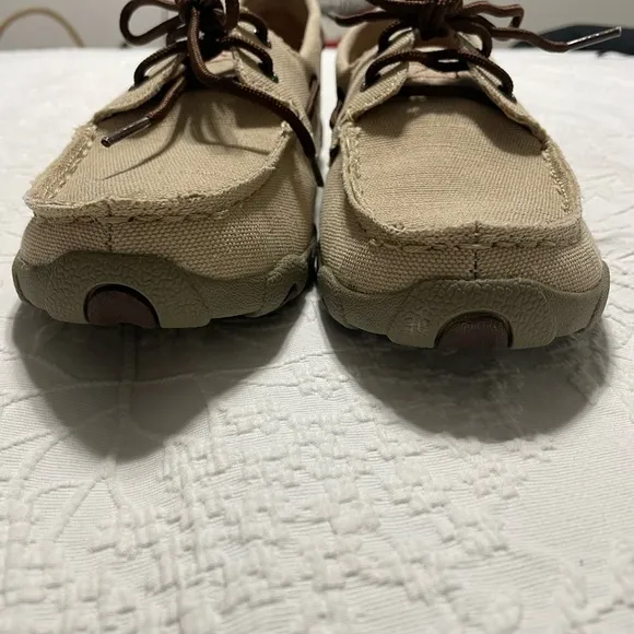 Twisted X ECO boat shoes driving mocs women's size 8.5M