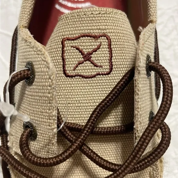 Twisted X ECO boat shoes driving mocs women's size 8.5M