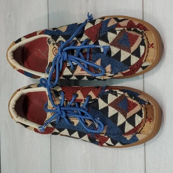 Twisted X Womens Aztec Sneakers shoes sz 6.5M