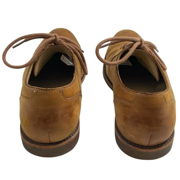 UGG Hixson Men’s Oxford Leather Shoes Size 10 Caramel Brown