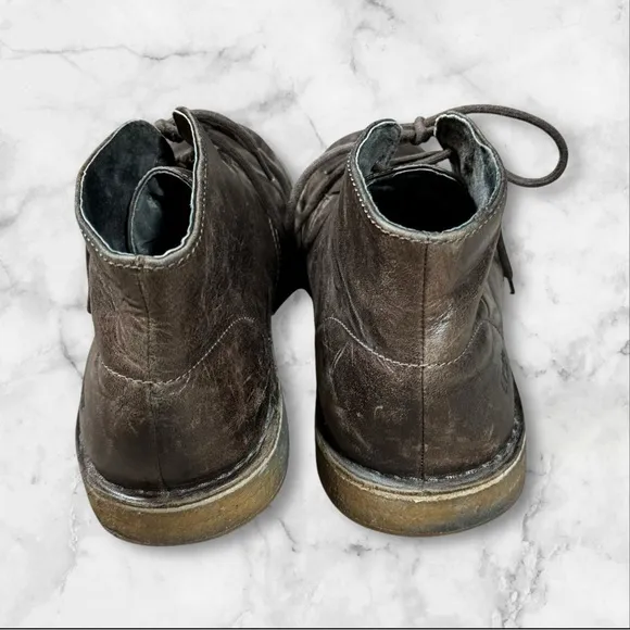 UGG Leighton Chukka Boot 3275 Leather Shoes Chocolate‎ Brown Men Sz 10.5