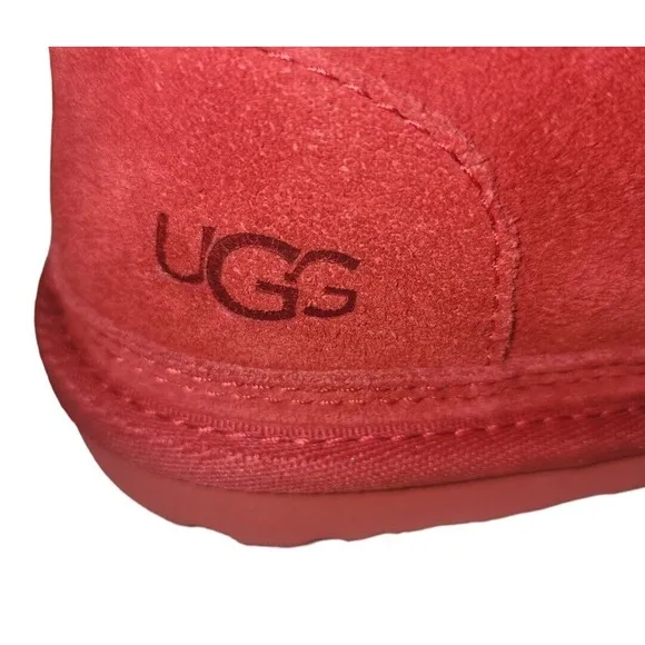 UGG Neumel Chukka Boots Suede Lace Up Casual Shoes Red Clay