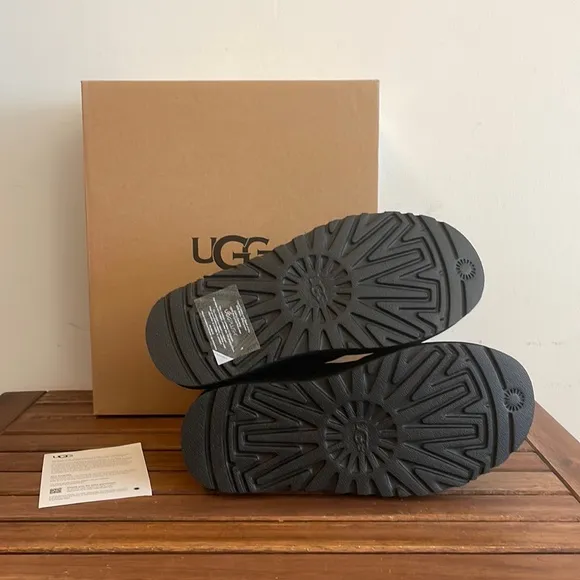 UGG Neumel Zip Platform Boots Black USA Women Size 7/UK 5/EU 38
