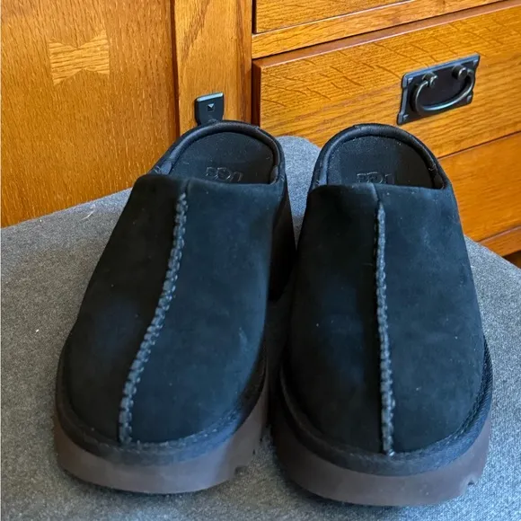 UGG NEW HEIGHTS CLOG WOMEN SHOES BLACK size 8 new
