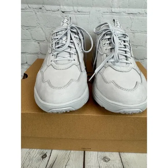 UGG light gray nubuck sneakers shoes size 9.5 NEW