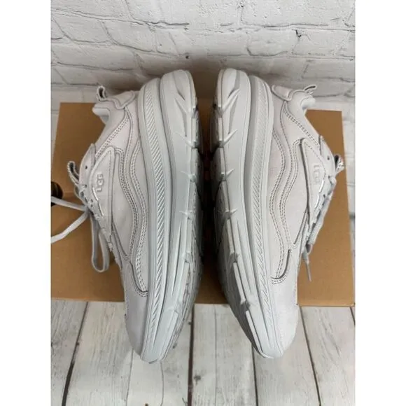 UGG light gray nubuck sneakers shoes size 9.5 NEW