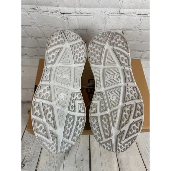 UGG light gray nubuck sneakers shoes size 9.5 NEW