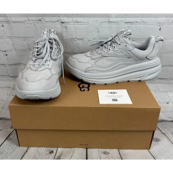 UGG light gray nubuck sneakers shoes size 9.5 NEW