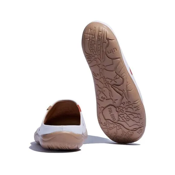 UIN Men's Slipper Comfort Mules Walking Casual Travel Shoes (Who Am I 3 Malaga)