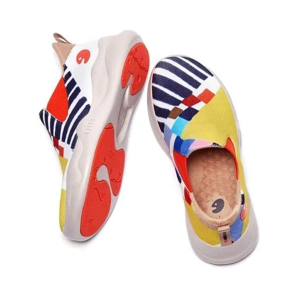 UIN Men's Sneakers Lightweight Walking Comfy Shoes Mijas(Piano Keys ) New No Box