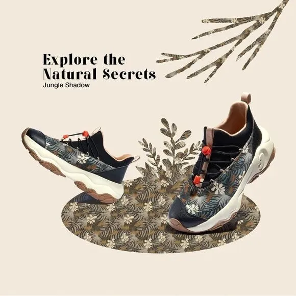 UIN Women's Walking Shoes Non-Slip Comfort Sneaker (Jungle Shadow Cazorla VIII)