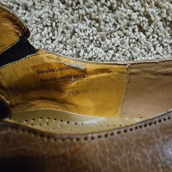 Umberto Pellegrini Brown Italian Leather Shoes - Men sz 12