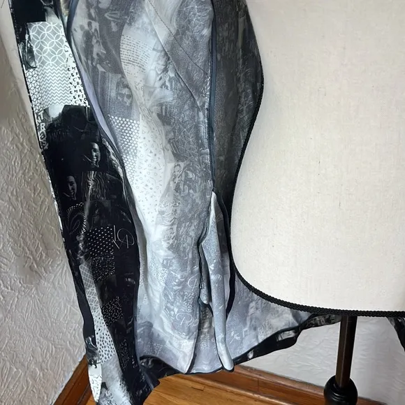Unbreakable Evolution Collage Button Up Duster