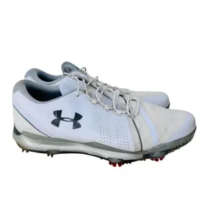Under Armour Jordan Speith 3 Golf Shoes Mens 11.5 White Soft Spikes 3021204-102