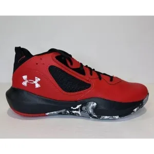 Under Armour UA Lockdown 6 Red Black Basketball Size 13 Mens New 3025616-600