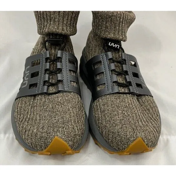 UYN Sz 39 8 Uynner Womens Brown Taupe Booties Hero Shoes Merino Wool Vibram Sole