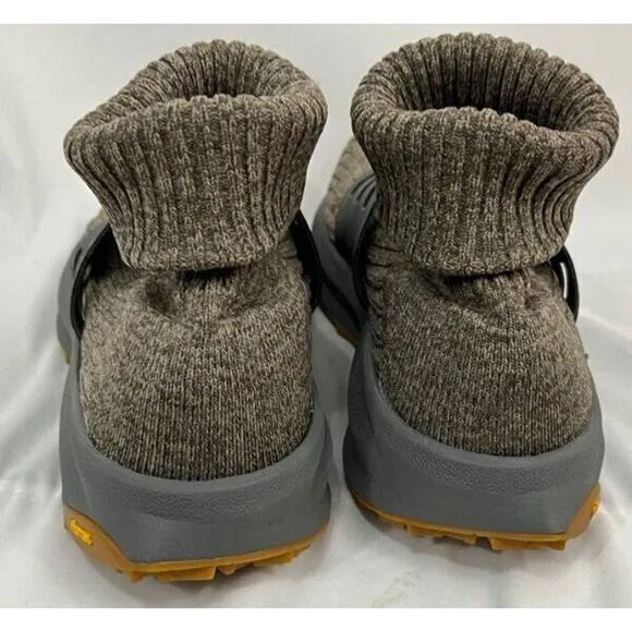 UYN Sz 39 8 Uynner Womens Brown Taupe Booties Hero Shoes Merino Wool Vibram Sole