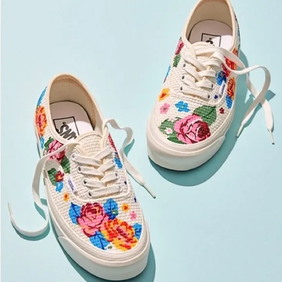 Vans Authentic 44 DX Anaheim Collection Floral Sneakers